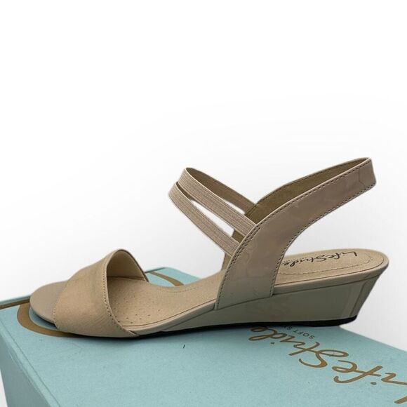 NWT LifeStride Womens Yolo Soft System Wedge Sandals Tender Taupe Size 11M - Picture 6 of 10